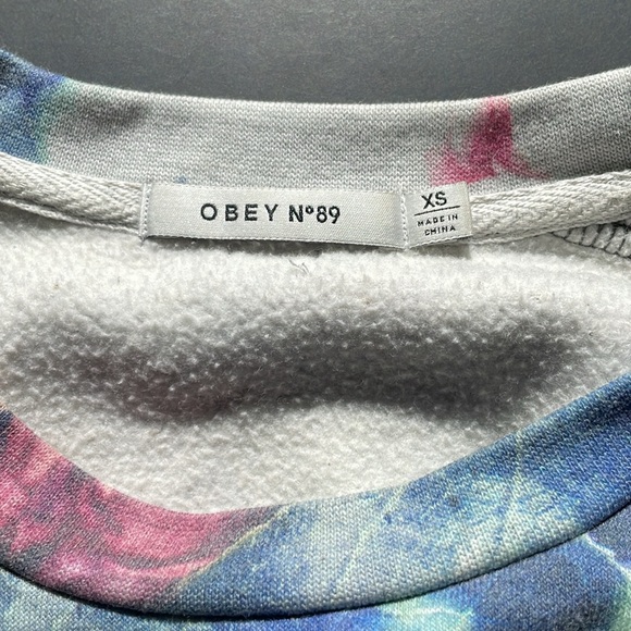 Obey Floral Sweatshirt - Picture 4 of 6